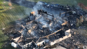 Massive fire destroys 7400-square-foot mansion in Montgomery County