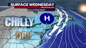 DC forecast: Chilly Wednesday with rain expected Thursday