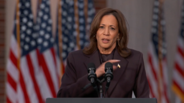 Harris speaks from Howard after loss to Trump: 'I concede this election, I do not concede the fight'