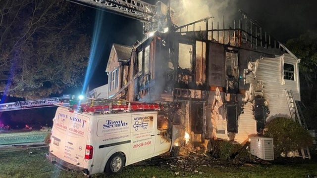 Vehicle struck Maryland home's gas meter causing a fire, $500,000 in damage: police
