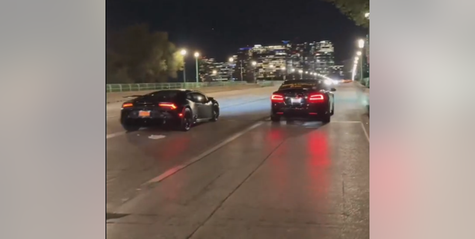 DC street race goes viral, Tesla and Lamborghini faceoff on Key Bridge