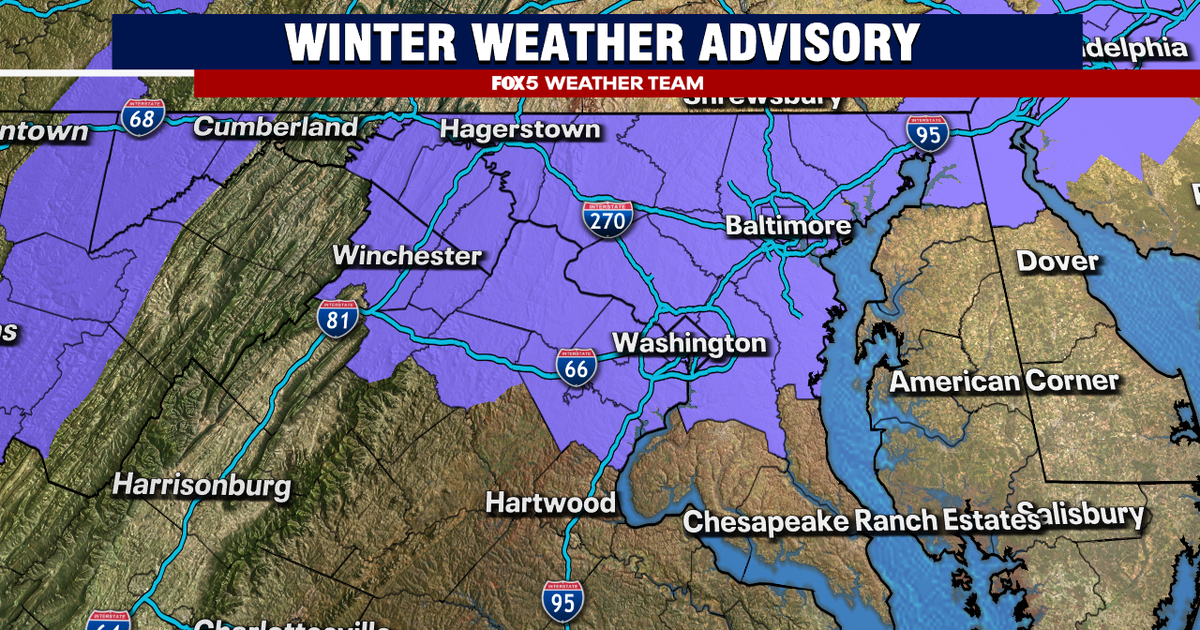 Winter Weather Advisory issued for DC region, icy roads expected ahead ...