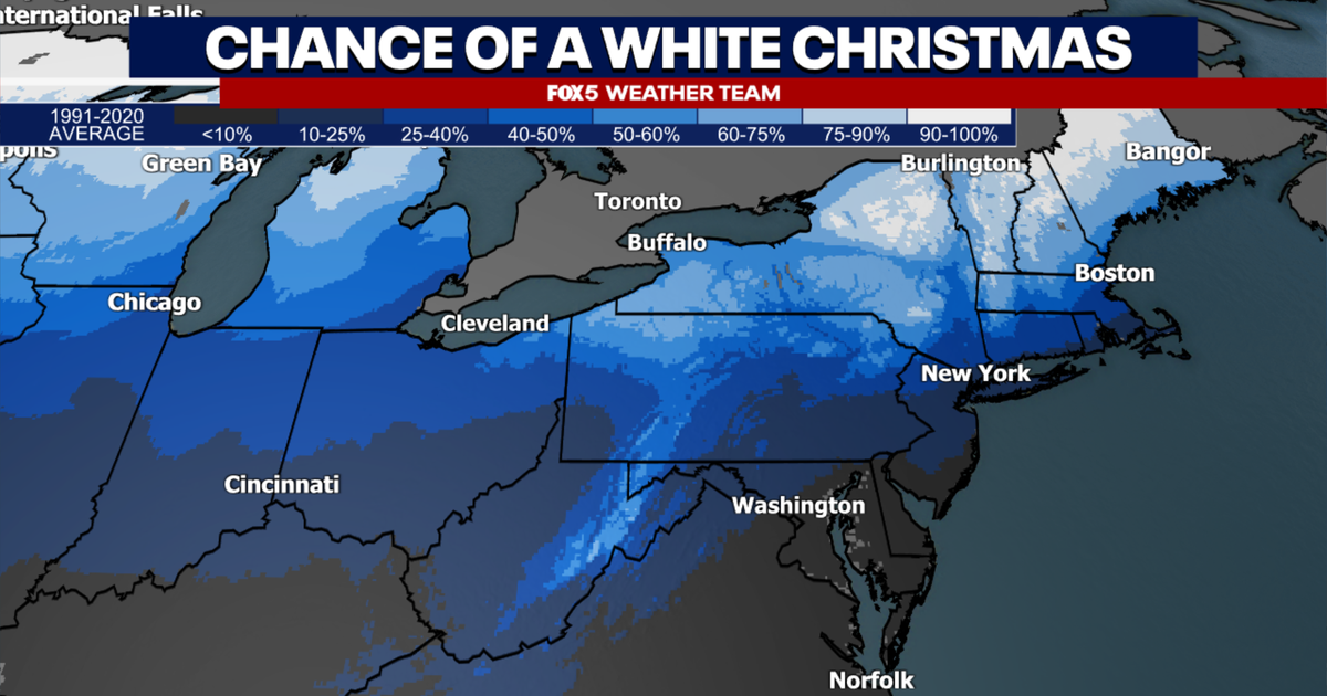 Will DC see snow on Christmas? | FOX 5 DC
