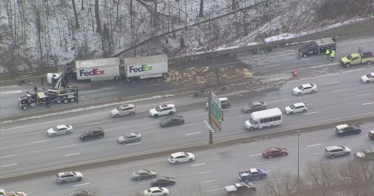 Tractor-trailer crash spills diesel fuel onto lanes of I-270 | FOX 5 DC