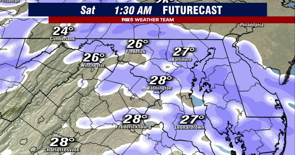 Snow totals for DC, Maryland & Virginia, after overnight snowfall | FOX ...
