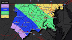 DC snowfall timing: What to expect hour by hour Monday morning