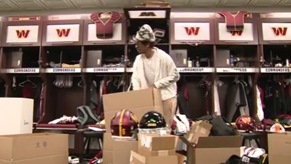 Commanders clean out lockers following NFC Championship loss