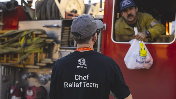World Central Kitchen provides relief to LA wildfire victims