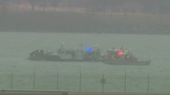 DC plane crash LIVE updates: Recovery crews work in rain to recover remains