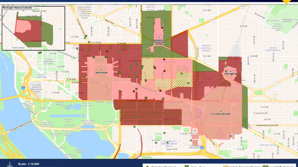 Inauguration Day 2025: Updated map of road closures, routes and timing