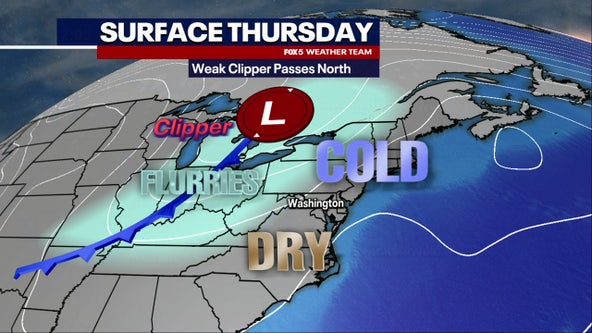 Frigid Thursday brings bitter cold, school delays to DC region