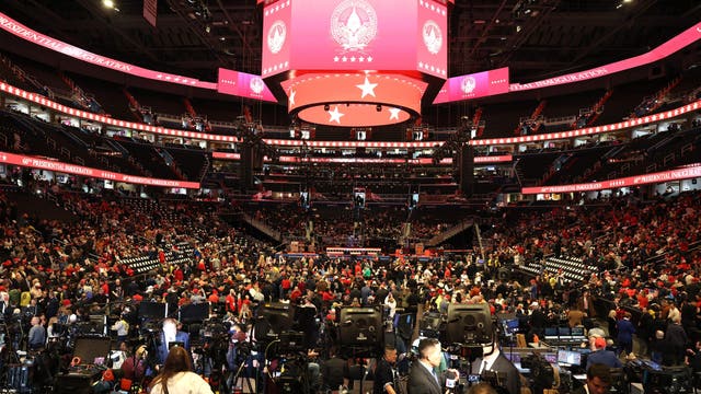 WATCH LIVE: Trump hosts presidential parade from Capital One Arena