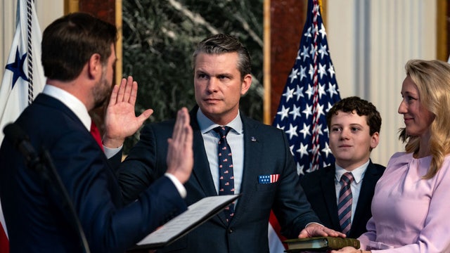 Pete Hegseth sworn in as defense secretary after narrow Senate vote