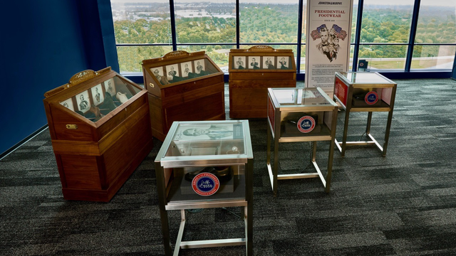 Presidential footwear exhibit arrives at DC's Mayflower Hotel