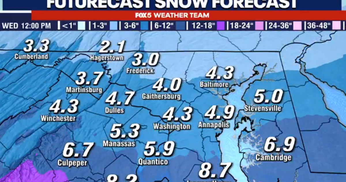 Snow for DC, Maryland, Virginia: How much is expected and when will it ...