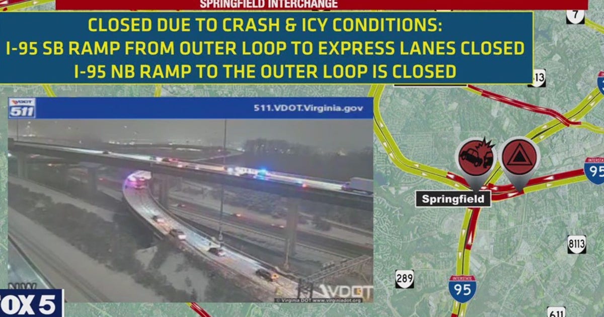 Tractor-trailer crash causes ramp closures on I-95 South | FOX 5 DC