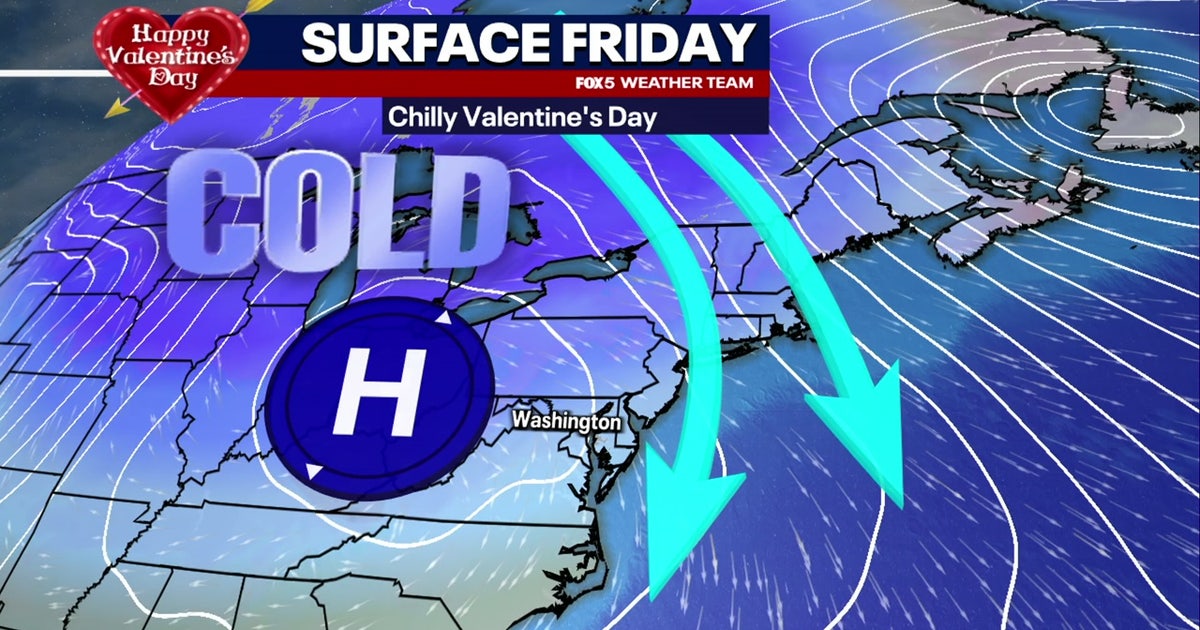 Chilly, breezy Valentine's Day ahead of weekend rain | FOX 5 DC