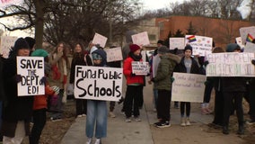 Arlington students lead protests against Trump's education policies