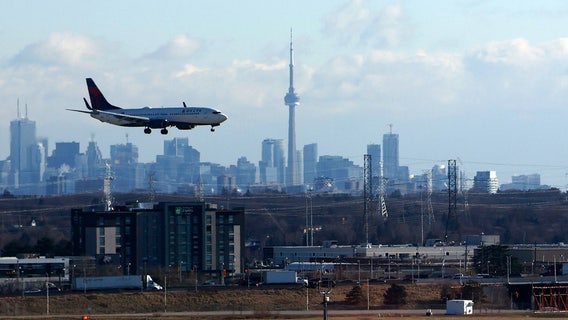 Delta plane upside-down after Toronto crash; all passengers 'accounted for'