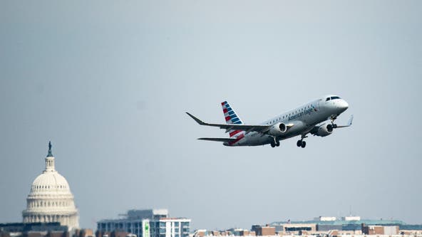 American Airlines jet aborts landing at DCA to avoid runway collision