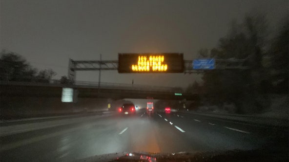 DC snow forecast: Slick roads, bus delays as winter storm impacts region