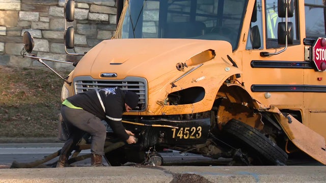 School bus crash in Montgomery County happened on icy roadway, officials say
