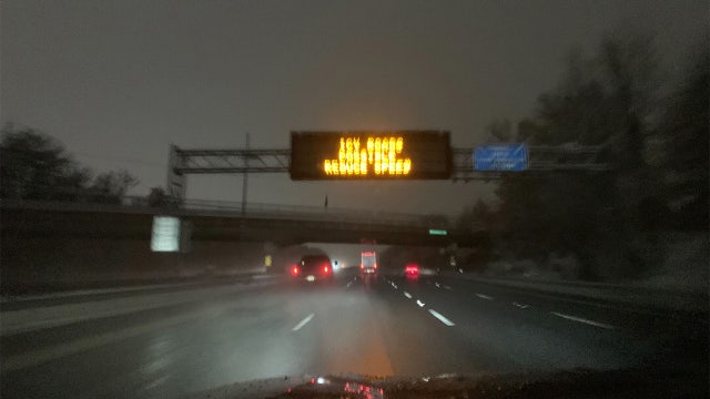 DC snow forecast: Slick roads, bus delays as winter storm impacts region