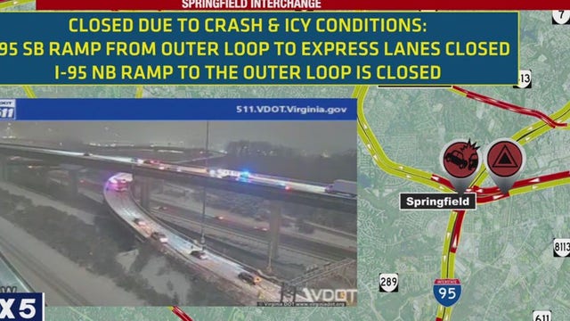Tractor-trailer crash causes ramp closures on I-95 South