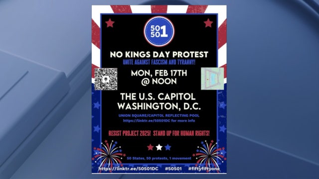 Federal workforce firings prompt ‘No Kings Day’ protests