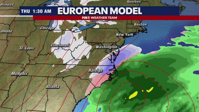 Bulk of midweek snowstorm likely to miss DC: timing, impact, and what to expect