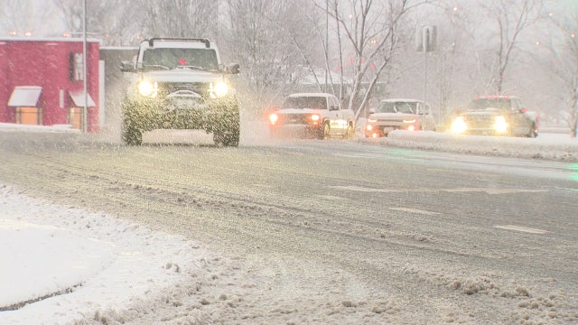 DC winter weather traffic and road conditions