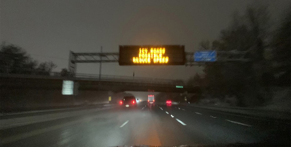 DC snow forecast: Slick roads, bus delays as winter storm impacts region