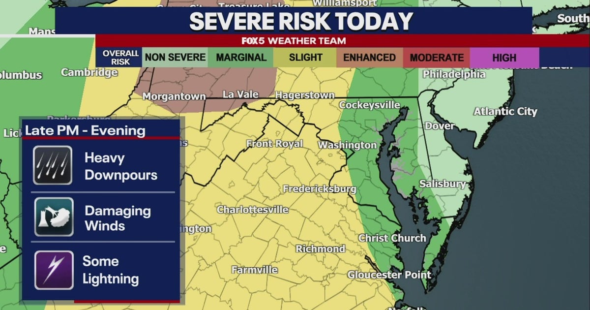 Cold front brings severe weather to DC region: storms, winds, flood ...
