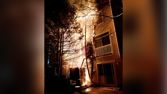 2 dozen displaced by Montgomery Village townhome fire