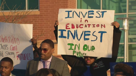 Schools across DC region rally against proposed education cuts