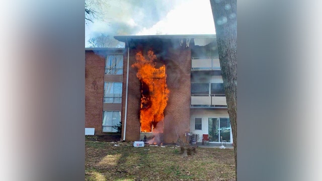 2 hospitalized, 7 rescued from Prince George’s County apartment fire
