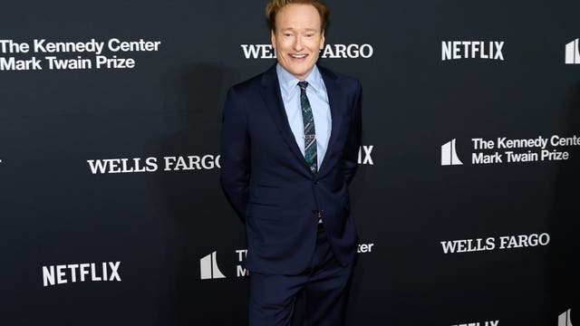 Conan O’Brien receives Mark Twain Prize at Kennedy Center: 'This is a beautiful moment'