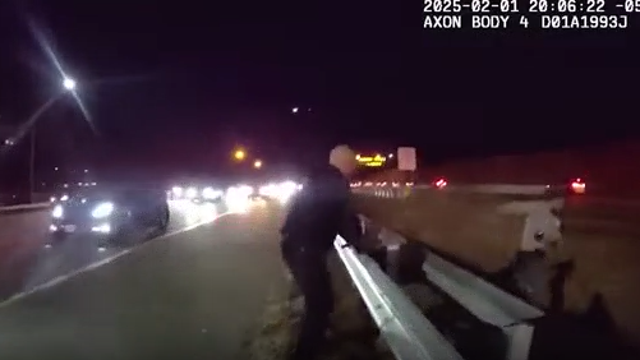 Body camera footage: Woman struck, killed on I-495 after running from stolen vehicle