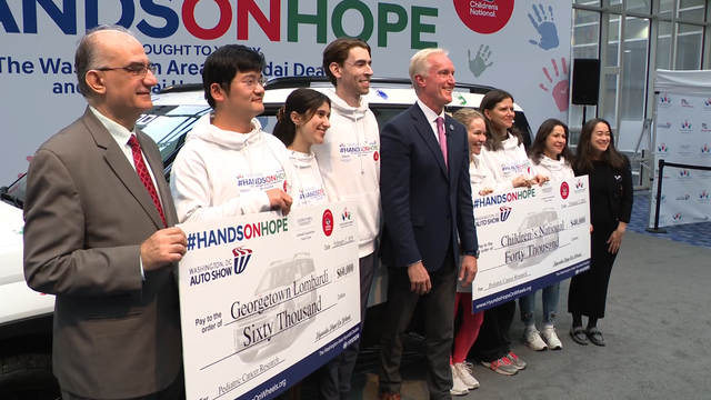 $100K in pediatric cancer research grants donated to local hospitals