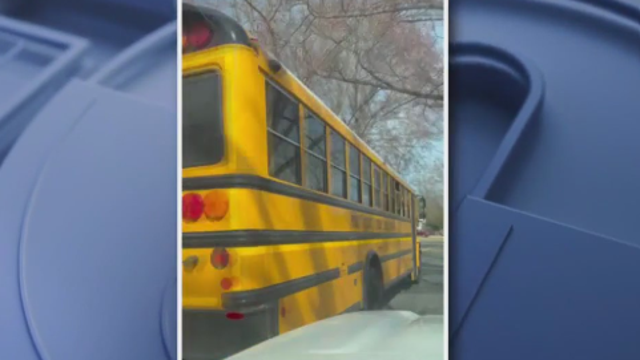 Video shows school bus driver cross into oncoming traffic lane to speed by driver in Largo