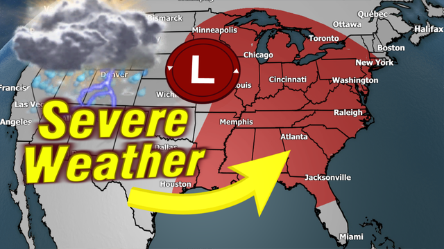 Winter wraps up with severe weather threats, temps in the 70s