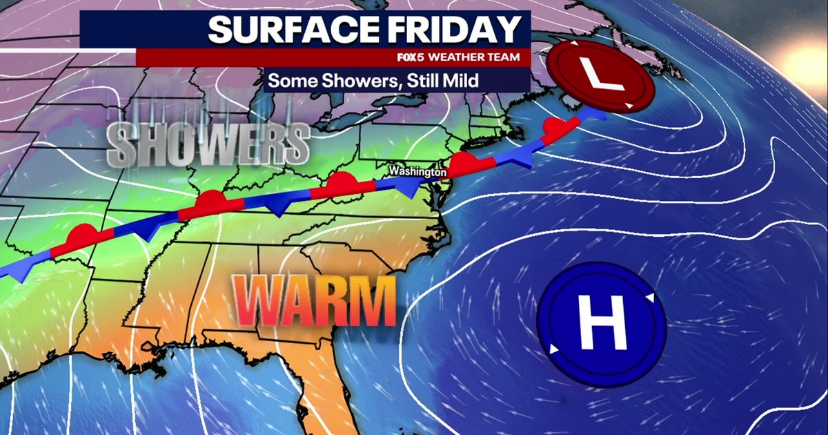 DC weather: Scattered showers and thunderstorms likely Friday ahead of ...