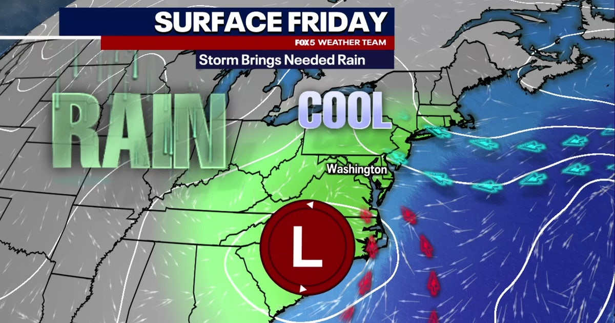 DC weather: Steady rain Friday, scattered showers Saturday | FOX 5 DC