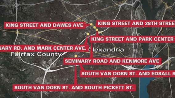 Alexandria leaders work to improve safety at 7 dangerous intersections