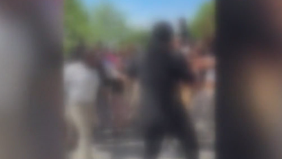 Potomac High School students caught on camera fighting at bus stop