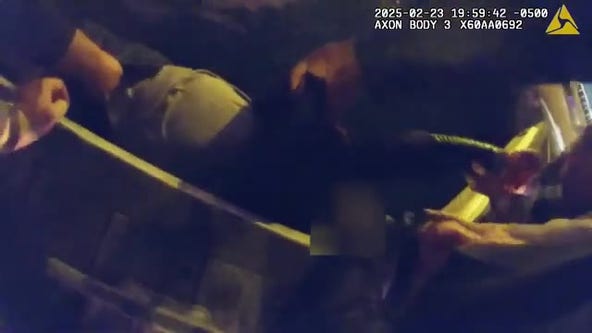 WATCH: Police save man in dramatic water rescue