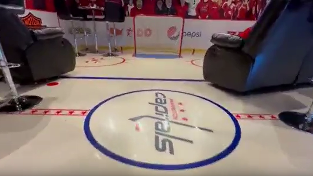 Washington Capitals superfan shows off incredible basement 'arena'
