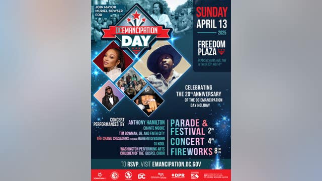 Celebrate the 20th anniversary of DC Emancipation Day