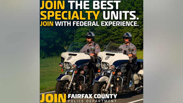 $15k hiring bonus, Fairfax County police launch dedicated recruitment initiative due to federal layoffs