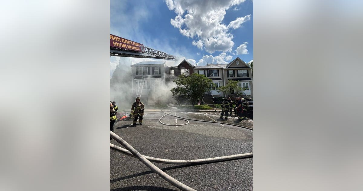 House destroyed in Prince George's County fire | FOX 5 DC